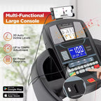 5 HP Treadmill  Limited-Time Deal, 330lb Capacity Folding Treadmill with Incline, Treadmills for Home/Office, Electric Walking Exercise Machine