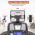 5 HP Treadmill  Limited-Time Deal, 330lb Capacity Folding Treadmill with Incline, Treadmills for Home/Office, Electric Walking Exercise Machine