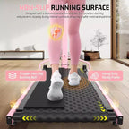 KRISRATE Manual Walking Pad w/ Incline 15%, Foldable Non-Electric Treadmill w/ Handle Bar, 500lbs Capacity, Non-Slip, Digital Monitor for Home/Gym