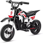 ECOLEAP K1 Kids Electric Dirt Bike 36V  16MPH Fast, 14-Mile Range, 700W Peak Motor, 3-Speed Modes, 12 Off-Road Tires, UL,Ages 3-10