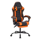 Gaming Chair with Footrest, Ergonomic Computer Chair with Headrest & Lumbar Support, Breathable Height Adjustable Game Chair for Home&Office