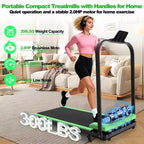 GDFStudio Vella 2.0HP Foldable Treadmill with Incline and Vibration Pad