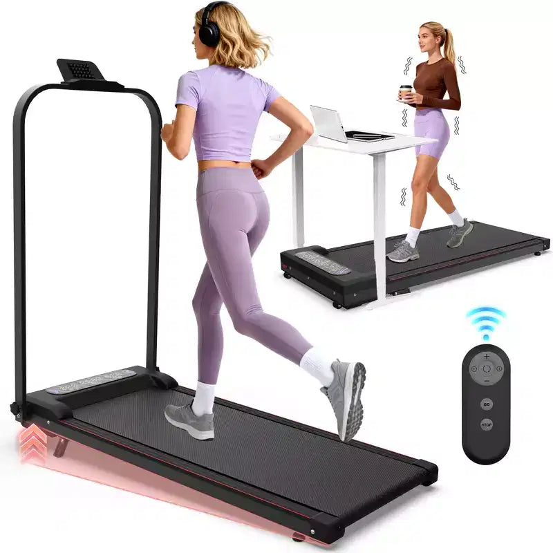 GDFStudio Vella 2.0HP Foldable Treadmill with Incline and Vibration Pad
