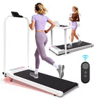 GDFStudio Vella 2.0HP Foldable Treadmill with Incline and Vibration Pad