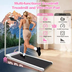 GDFStudio Vella 2.0HP Foldable Treadmill with Incline and Vibration Pad
