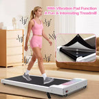 GDFStudio Vella 2.0HP Foldable Treadmill with Incline and Vibration Pad