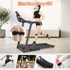 Tapis Roulant Pieghevole per Casa da 3,5 HP con Inclinazione e 71 Allenamenti, Capacità 136 kg, APP con Corsi di Allenamento Gratuiti, Doppio Altoparlante HiFi, Attrezzo per Esercizi