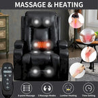 Heavy Duty Power Lift Recliner Chair for Elderly with Massage and Lumbar Heating