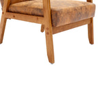 28.74 Tufted Accent Chair with Solid Wood Frame