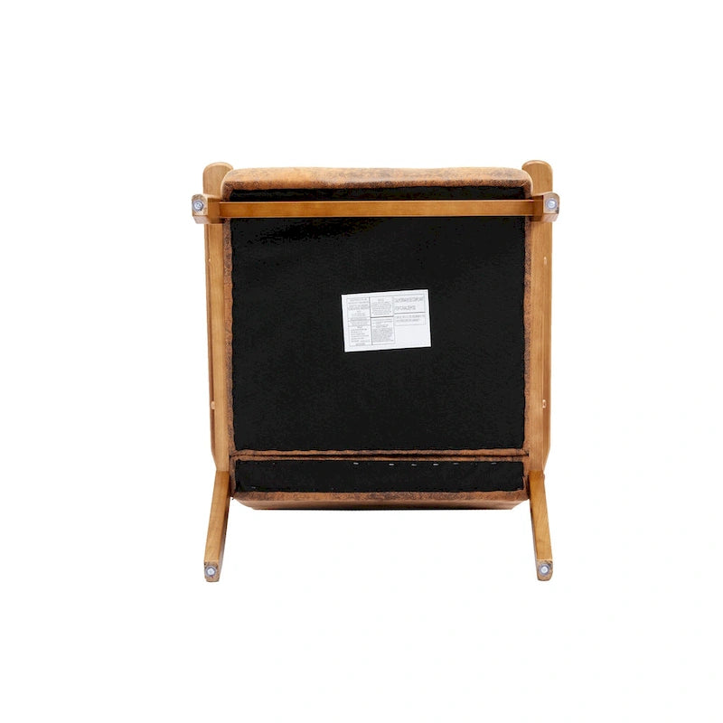 28.74 Tufted Accent Chair with Solid Wood Frame