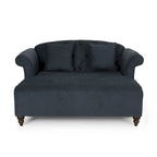 Chaise longue imbottita a 2 posti da 66 pollici con gambe in betulla