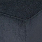 Chaise longue imbottita a 2 posti da 66 pollici con gambe in betulla