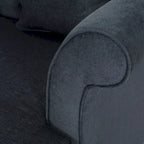 Chaise longue imbottita a 2 posti da 66 pollici con gambe in betulla