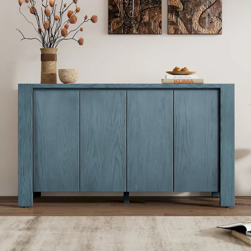 Credenza retrò a 4 ante con finitura anticata