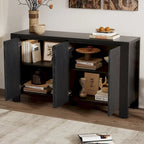 Credenza retrò a 4 ante con finitura anticata