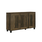 Modern Style 45W 3-Door Shoe Cabinet, with 6 Adjustable Shelves