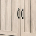 Modern Style 45W 3-Door Shoe Cabinet, with 6 Adjustable Shelves