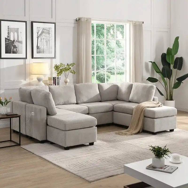 103inch Sectional Sofa Couch Sofa Bed