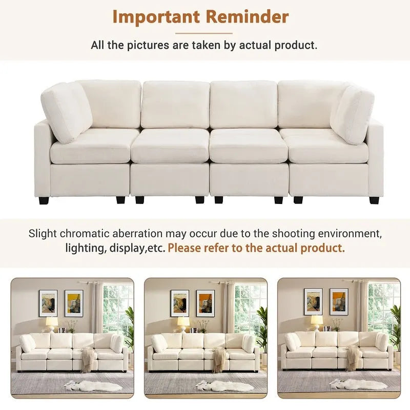 103inch Sectional Sofa Couch Sofa Bed