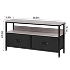 Entertainment Center with Storage TV Stand for Bedroom