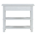 36 Farmhouse Solid Wood Console Table with Drawers and 2 Shelves