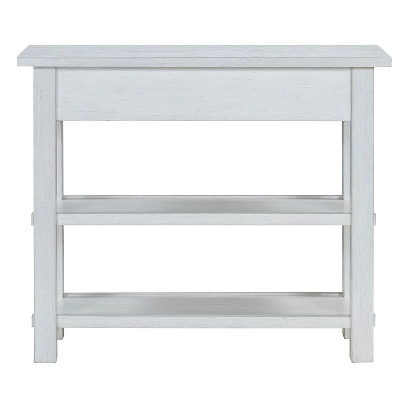 36 Farmhouse Solid Wood Console Table with Drawers and 2 Shelves