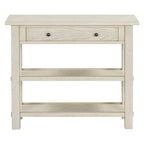 36 Farmhouse Solid Wood Console Table with Drawers and 2 Shelves