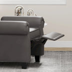 Modern Tufted Push Back Armchair