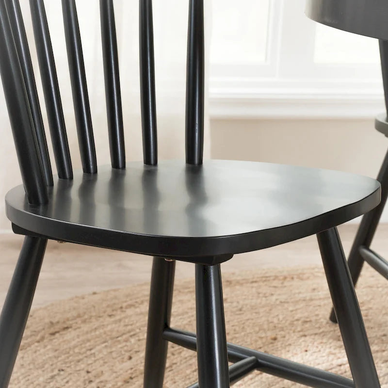 Bush Furniture Windsor High Back Spindle Dining Chairs - Set of 2