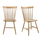 Bush Furniture Windsor High Back Spindle Dining Chairs - Set of 2