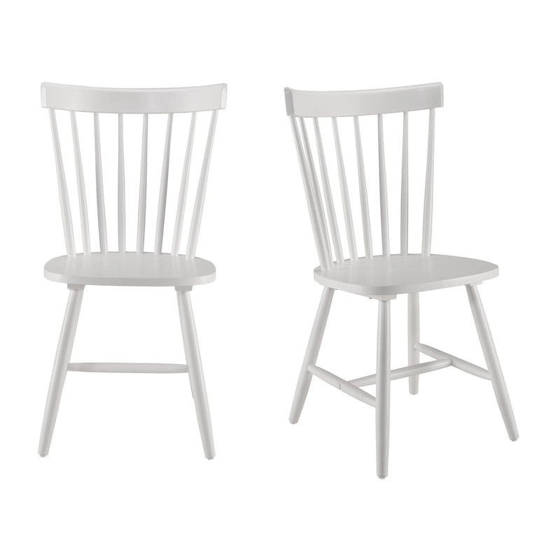Bush Furniture Windsor High Back Spindle Dining Chairs - Set of 2