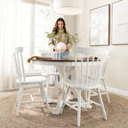 Bush Furniture Windsor High Back Spindle Dining Chairs - Set of 2