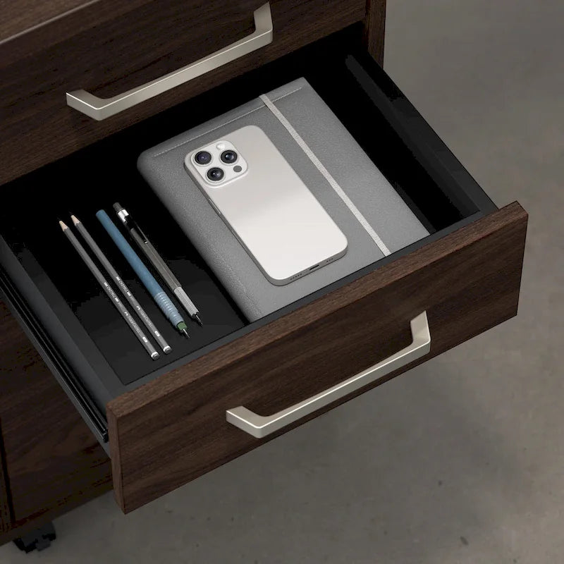 Bush Business Furniture Vista Wardrobe Cabinet with Drawers