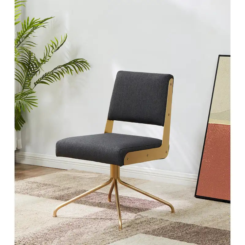 SAFAVIEH Couture Kanja Sedia da Ufficio Girevole - 22Lx24Px34A