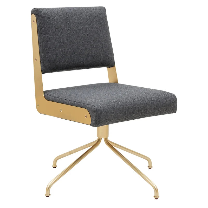 SAFAVIEH Couture Kanja Sedia da Ufficio Girevole - 22Lx24Px34A