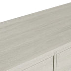 Comò extra large a 6 cassetti, grigio chiaro