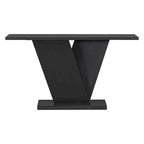 Christopher Knight Home - Mirod Elegant Console Table with Natural Wood Veneer and Sturdy V-Base Design