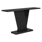 Christopher Knight Home - Mirod Elegant Console Table with Natural Wood Veneer and Sturdy V-Base Design