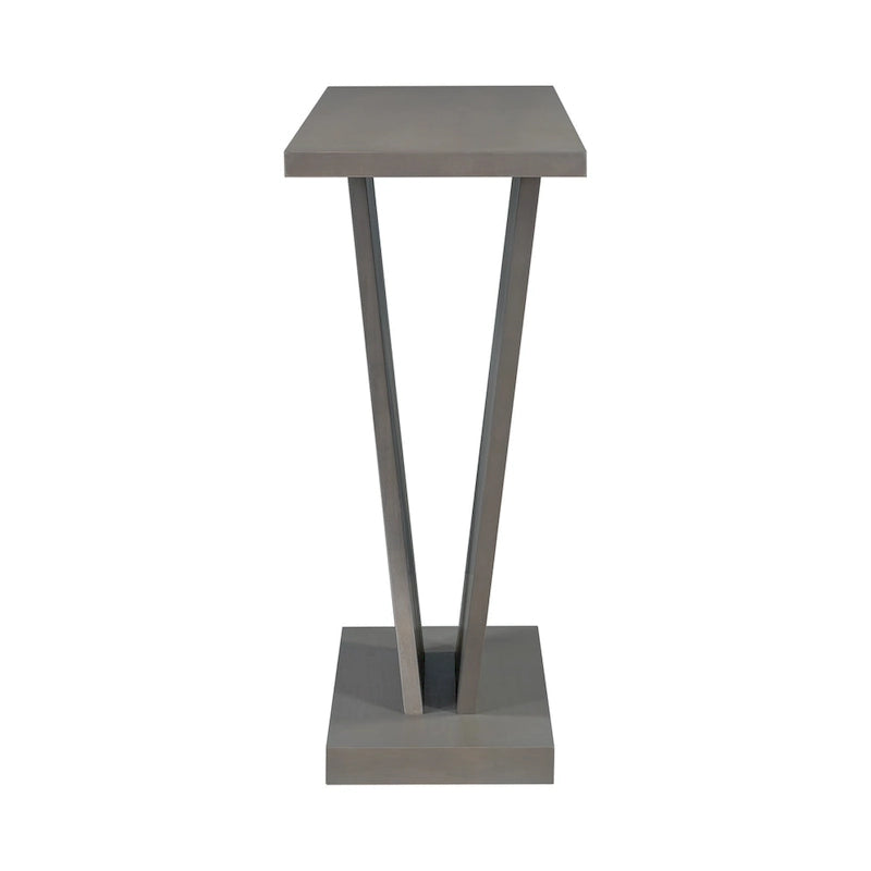 Christopher Knight Home - Mirod Elegant Console Table with Natural Wood Veneer and Sturdy V-Base Design