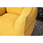 GDFStudio - COOLMORE Boucle Bean Bag Chair with Memory Foam Filling for Ultimate Comfort