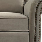 Marloo Modern Swivel Velvet Recliner Chair by Christopher Knight Home