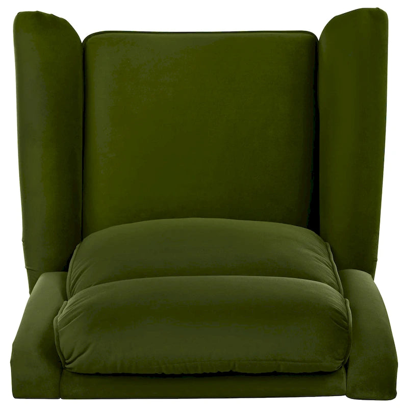 Marloo Modern Swivel Velvet Recliner Chair by Christopher Knight Home