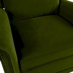 Marloo Modern Swivel Velvet Recliner Chair by Christopher Knight Home