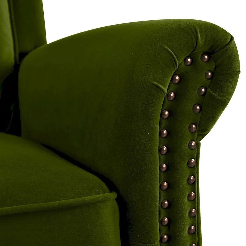 Marloo Modern Swivel Velvet Recliner Chair by Christopher Knight Home
