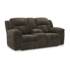 Divanetto reclinabile doppio Signature Design by Ashley Frohn con console - 80L x 40P x 42A