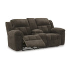 Divanetto reclinabile doppio Signature Design by Ashley Frohn con console - 80L x 40P x 42A