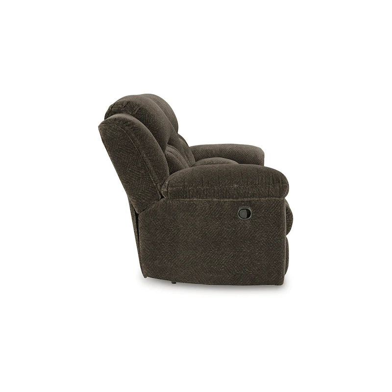 Divanetto reclinabile doppio Signature Design by Ashley Frohn con console - 80L x 40P x 42A
