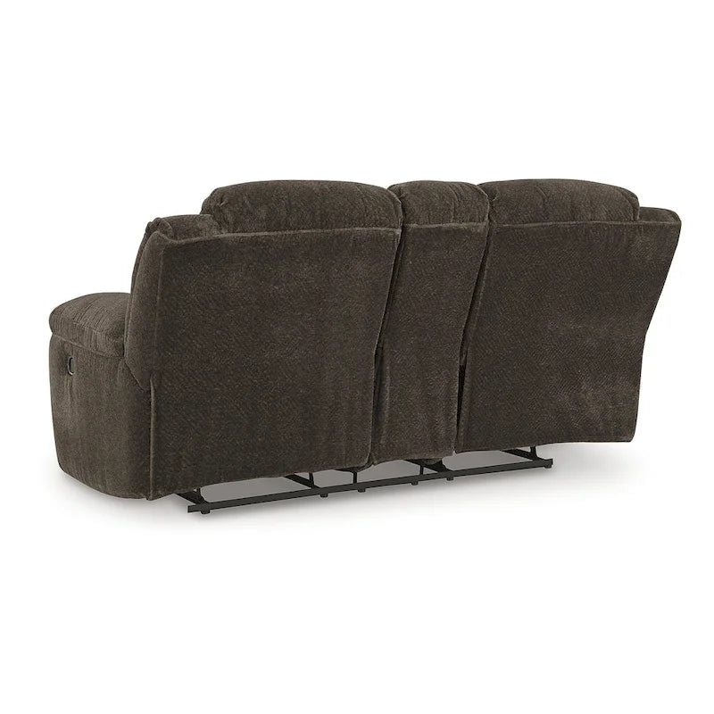 Divanetto reclinabile doppio Signature Design by Ashley Frohn con console - 80L x 40P x 42A
