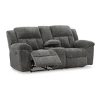 Divanetto reclinabile doppio Signature Design by Ashley Frohn con console - 80L x 40P x 42A