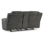 Divanetto reclinabile doppio Signature Design by Ashley Frohn con console - 80L x 40P x 42A